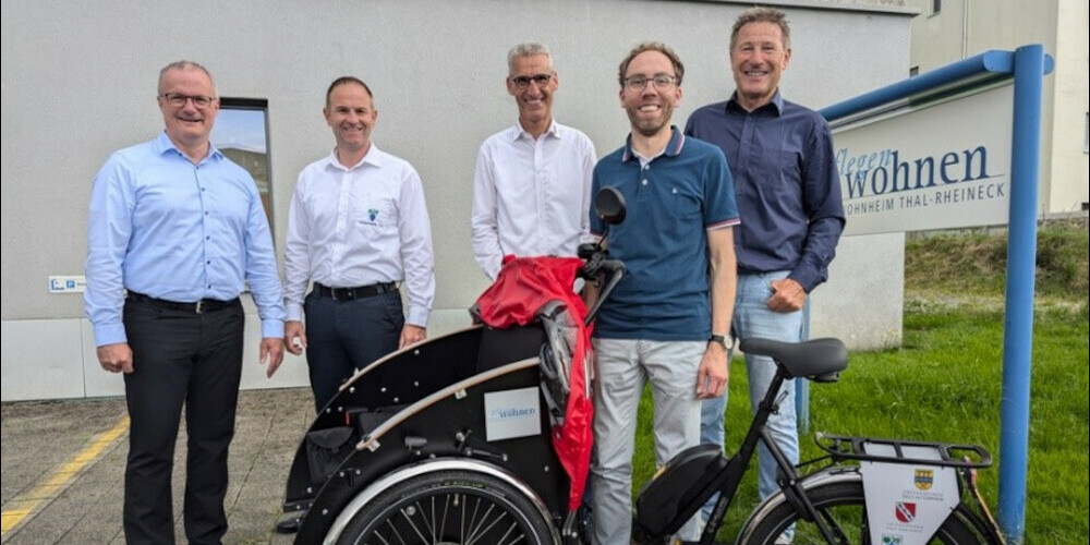 Das Pflegewohnheim Thal-Rheineck beietet den Bewohnern neu Ausflüge mit einer Rikscha an.