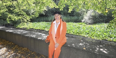 Wie in einer anderen Welt: Der Teich im Innenhof des Brunauparks ist Andrea Brigitte Studers Lieblingsort.
