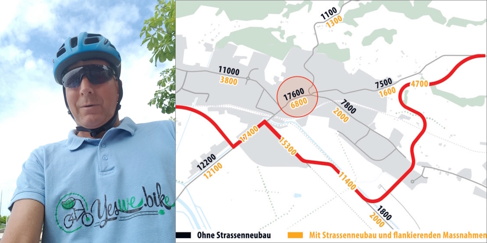 Leser Michael Knoepfel (l.) ist vom (verkehrlichen) Nutzen der A15-Gaster und ihrer Finanzierung überzeugt. Er setzt sein Vertrauen in die Planung.