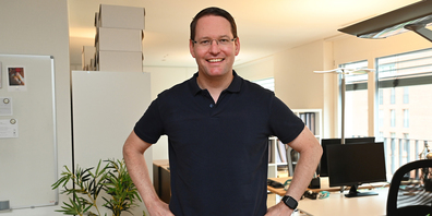 Oviva beschäftigt 700 Mitarbeitende. CTO Manuel Baumann hat uns am Hauptsitz in Altendorf empfangen, wo sich die Firma seit 2017 befindet. 