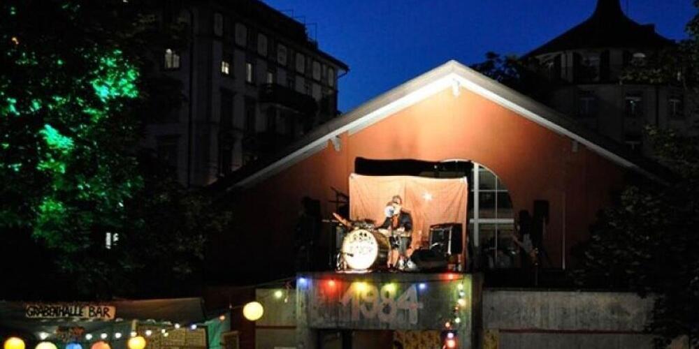 Die Grabenhalle in St.Gallen feiert ihr 40-Jahr-Jubiläum als Veranstaltungsort für Alternativkultur. (Archivbild)