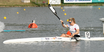 Franziska Widmer im Angriffsmodus, Foto: Seline Haudenschild.