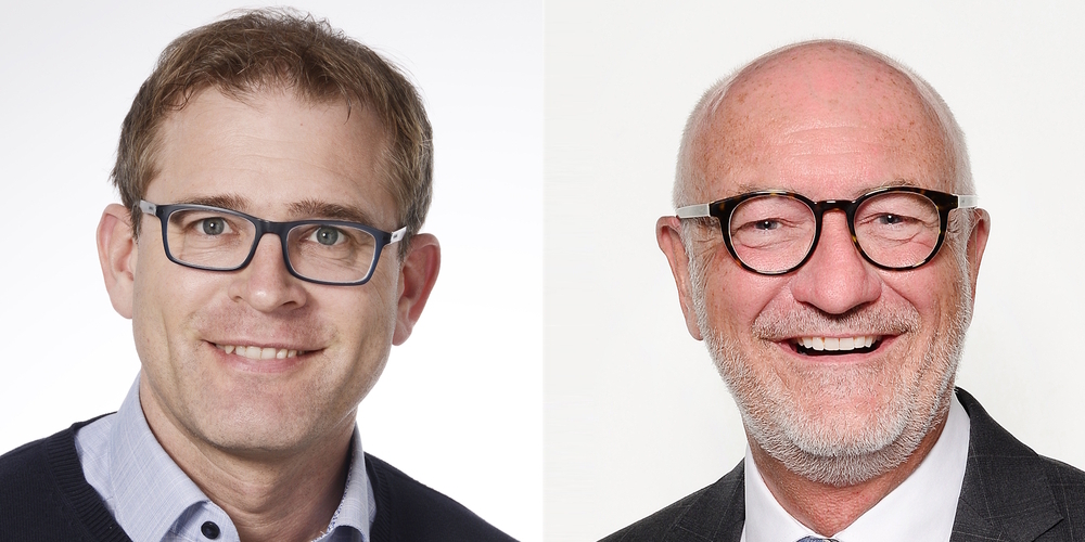 Für Peter Beutler (r.) steht Kandidat Mario Grob für überdurchschnittlich grosses Engagement sowie sachliche, organisatorische und soziale Kompetenz.