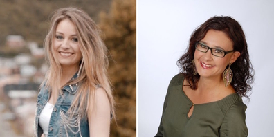 Zwei von zwölf Finalisten: (v.l.) Die Uznerin Sol Berlinger tritt als Shakira-Imitatorin und die Schmerknerin Beatrice Bisig mit ihrem eigenen Song auf.