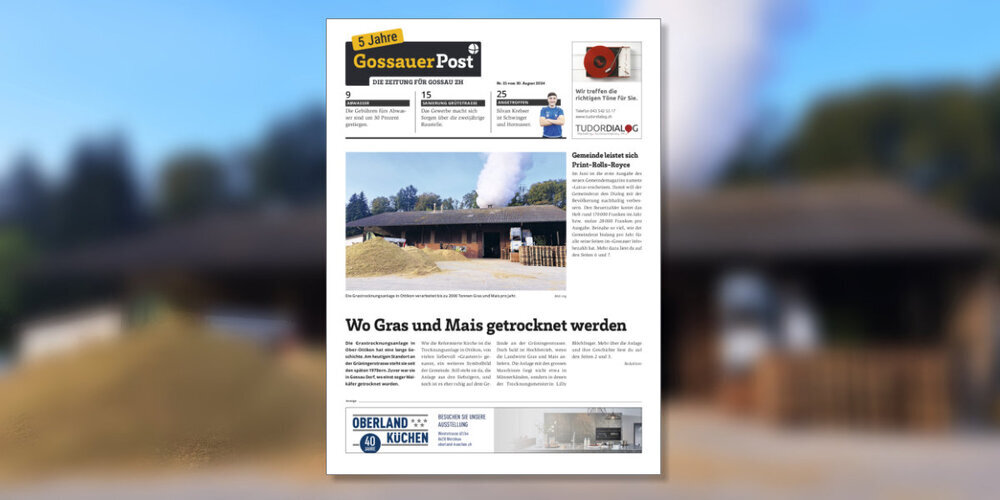Die Gossauer Post vom 30. August 2024.