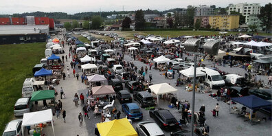 Seit dem Jahr 2020 findet der XL-Aussenflohmarkt in Wetzikon statt.