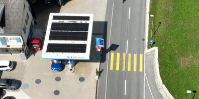 Das Mädchen wurde in San Carlo in Poschiavo GR vom Auto erfasst und auf die Fahrbahn geschleudert.