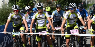 Athleten von Tower Sports – VC Eschenbach am Start.