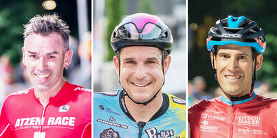 Wer hat am Schluss die Nase vorn? Es duellieren sich Giuseppe «Giusi» Atzeni (46), Claudio Imhof (34) und  Jan André Freuler (32).