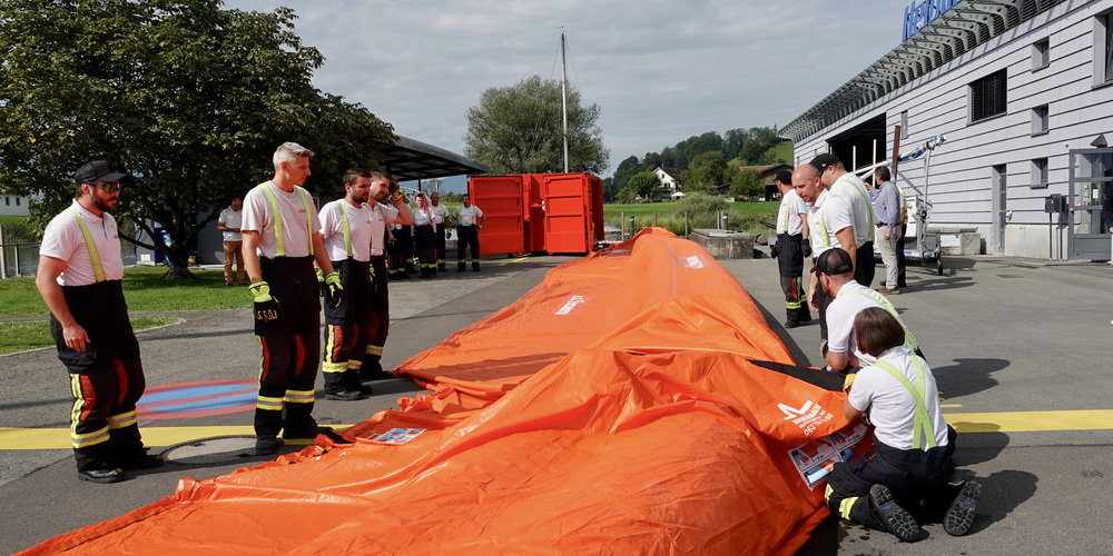 Mobiliar Versicherung beschenkt Schmerikon mit einem Hightech-Hochwasserschutzsystem