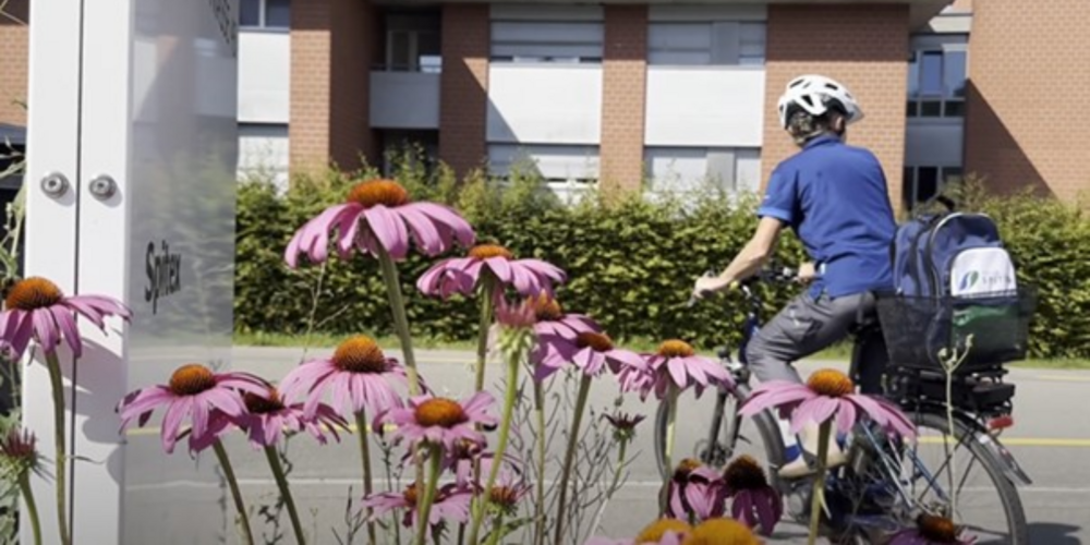 Am Stand an der Gerichtsstrasse erhalten alle Interessierten die Möglichkeit, mehr über die Spitex Uster zu erfahren.