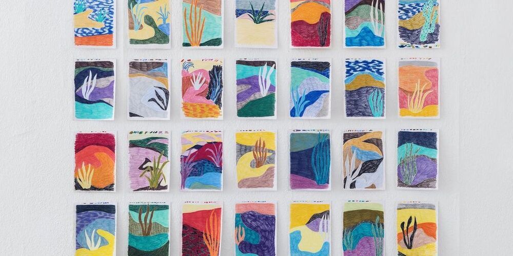 Juli Linz' Bilder sind in der Espresso-Bar Mano zu sehen