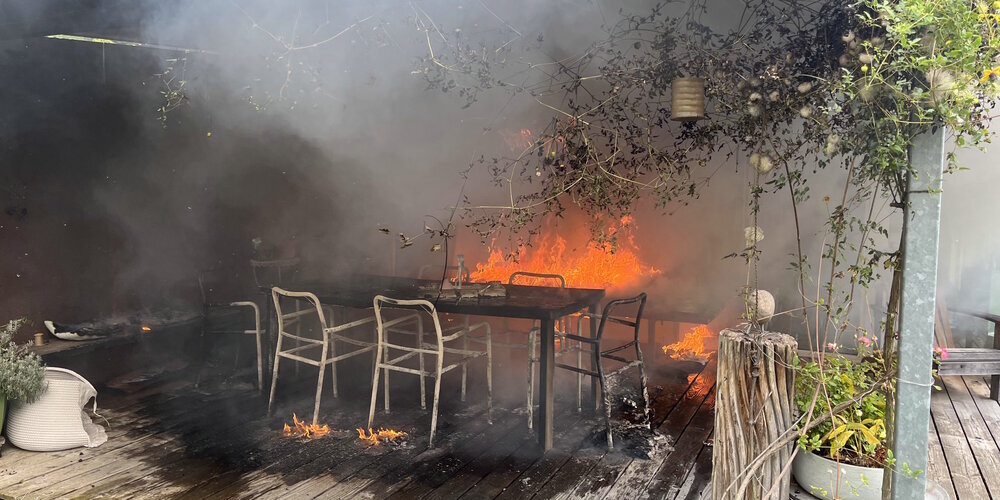 Zigarettenstummel sorgten für einen Brand in Lüchingen.