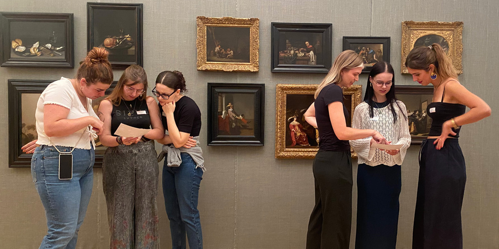 Im Kunstmuseum erlebten die Studenten ein Stück Kultur im Raum St.Gallen.