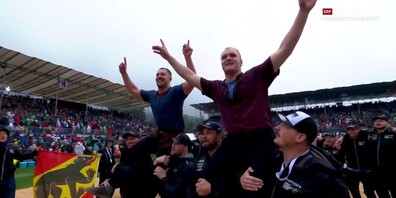 Zwei Berner als Co-Sieger am Jubiläumsschwingfest in Appenzell.