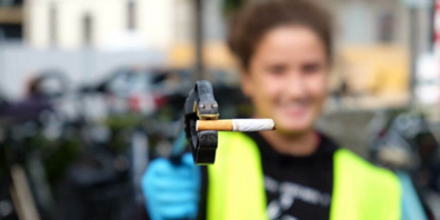 Die Teilnehmenden des Clean-Up-Day setzen sich für eine abfallfreie Umgebung ein.
