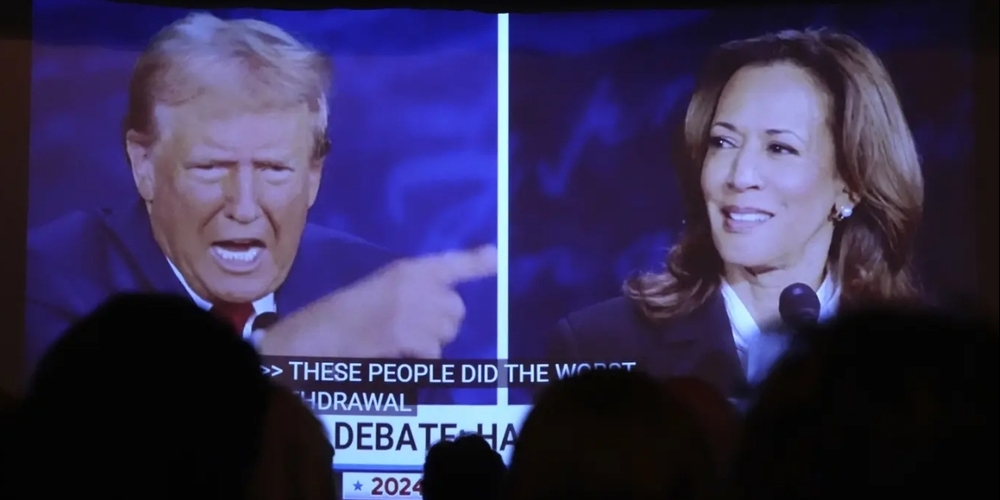 Schenken sich nichts: Kamala Harris und Donald Trump