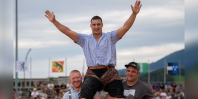 Am Samstag heisst es: Damian Ott, Werner Schlegel (Bild), Marcel Räbsamen und Co. gegen die Schwinger aus den Kantonen Appenzell und Thurgau.