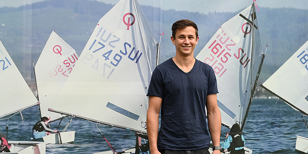 Segellehrer Daniel Reitemeier.