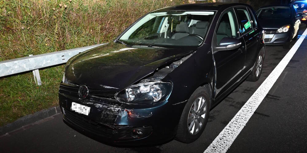 Als der 22-Jährige verkehrsbedingt abbremsen musste, kam es zur Kollision.