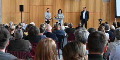 Begrüssung der über 300 Teilnehmenden.