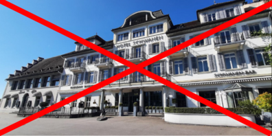 Das Hotel Schwanen, einst das erste Haus am Platz, ist leer und vergammelt.