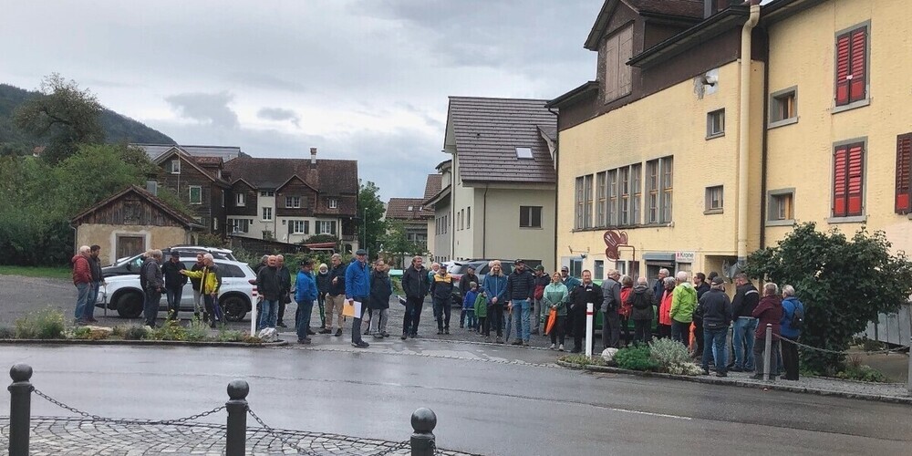 Am Tag der Bürgergemeinden und Korporationen drehte sich in Marbach alles um die Dorfbrunnen.