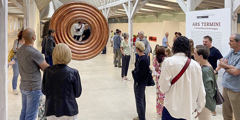 Maharishikaa Preeti, PreetiMirror – Magus, anlässlich der Vernissage.