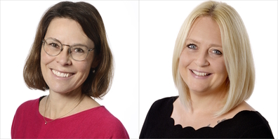 Wechsel in der Geschäftsleitung der Spitex Linth: die Leitung Pflege und Haushalthilfe geht von Brigitte Wirth (l.) an Johanna Gmür über.
