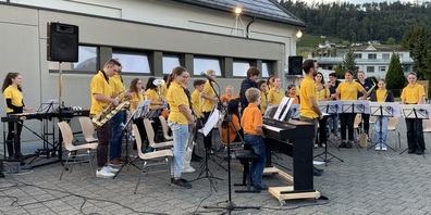 Bei schönem Wetter führte der Musikverein Balgach seine Herbstserenade durch.