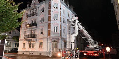 In einem Mehrfamilienhaus in Rorschach brach ein Feuer aus.