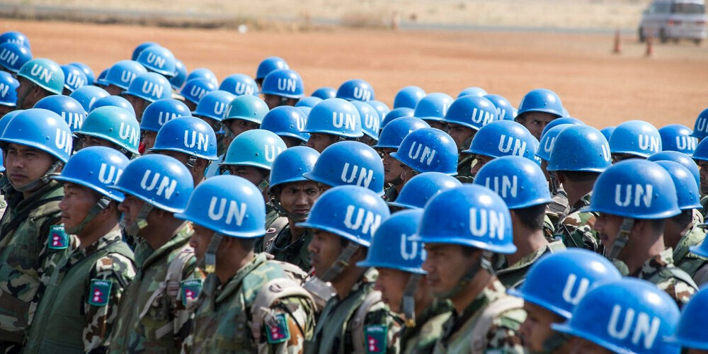 Die Blauhelmsoldaten der UNO sollen als Botschafter für den Frieden zum Einsatz kommen.