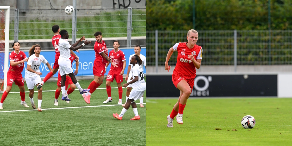 Im August besiegte der FCRJ den FC Baden (l.) im Cup, nun folgt die Begegnung in der Liga. Die FCRJ-Frauen empfangen den FC Aarau. (Achivbilder)