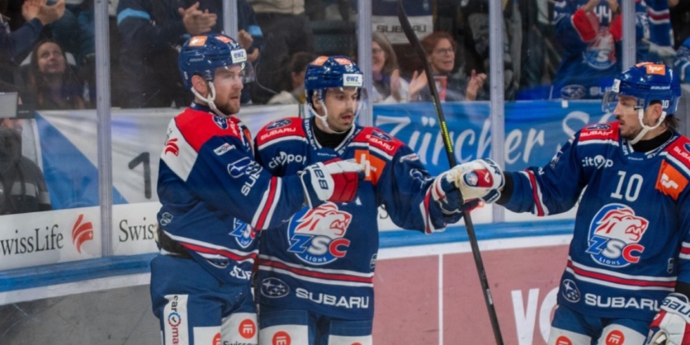 Können wieder jubeln: die Lions verkürzen den Abstand auf Leader Lausanne.