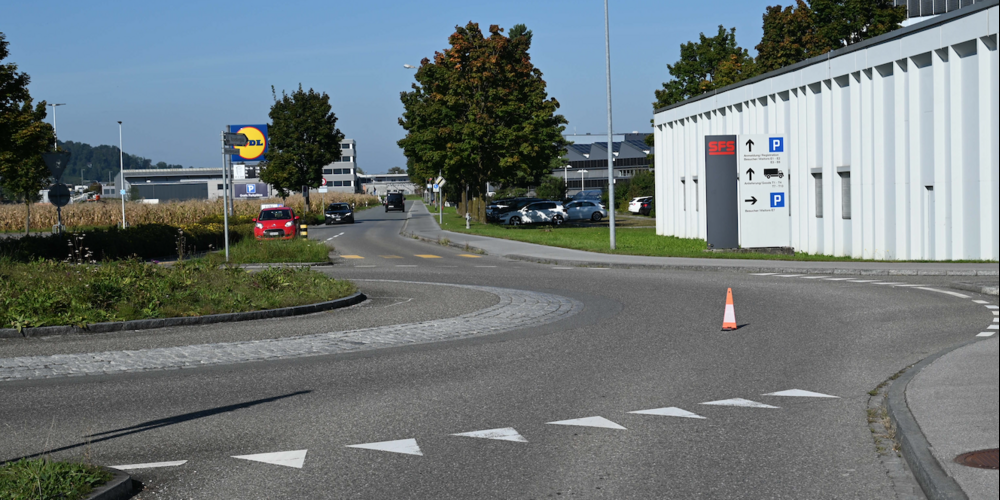 Im Rosenau-Kreisel hats gekracht