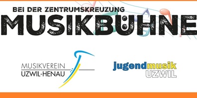 Musikbühne mit dem Musikverein Uzwil-Henau, der Jugendmusik Uzwil und weiteren Auftritten am Herbstmarkt vom 27./28. September 2024.