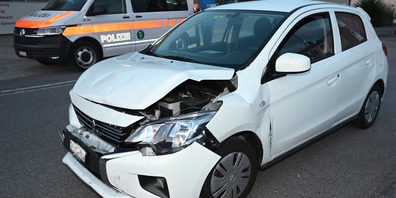 Dem Vordermann hintendrauf gefahren...