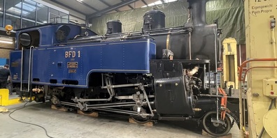 Das Werkstattteam Uzwil der Dampfbahn Furka Bergstrecke öffnet am Herbstmarkt die Türen.