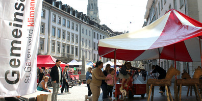 Am Mobilitätsmarkt erhielten die Besucher Tipps zu nachhaltigen Verkehrslösungen.