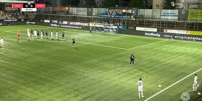 Bei regnerischem Wetter gab es in der Lidl Arena keine Tore.