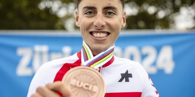 Bronze glänzt wie Gold: Christen freut sich über den Podestplatz.