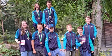 Der Nachwuchs der Sportschützen Gossau. 