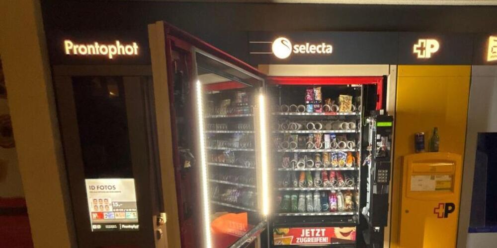 Pech gehabt: Diebe klauen in Glarus Geldkassette aus Selecta-Automat mit einem Franken Inhalt.
