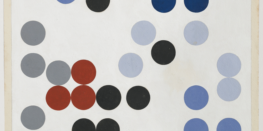 «Cercles mouvementés» von Sophie Taeuber-Arp (Detail)