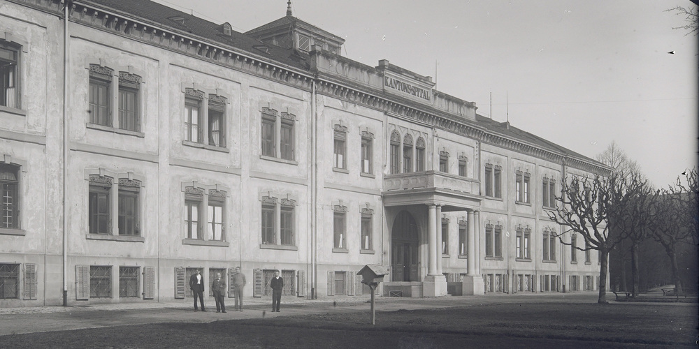 Das Kantonsspital St.Gallen in seiner Anfangszeit