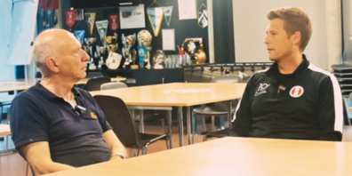 Der neue Trainer Gerold Bisig (r.) im Gespräch mit Rolf Lutz.
