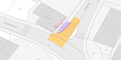An der Einmündung der Dorfstrasse in die Uznacherstrasse sind Werkleitungsarbeiten und Belagsreparaturen geplant.