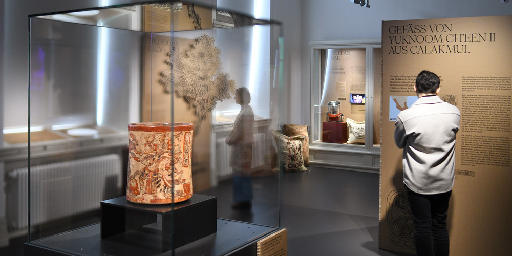 Blick in die Ausstellung «Cacao! Einverleibte Exotik» im Kulturmuseum St.Gallen