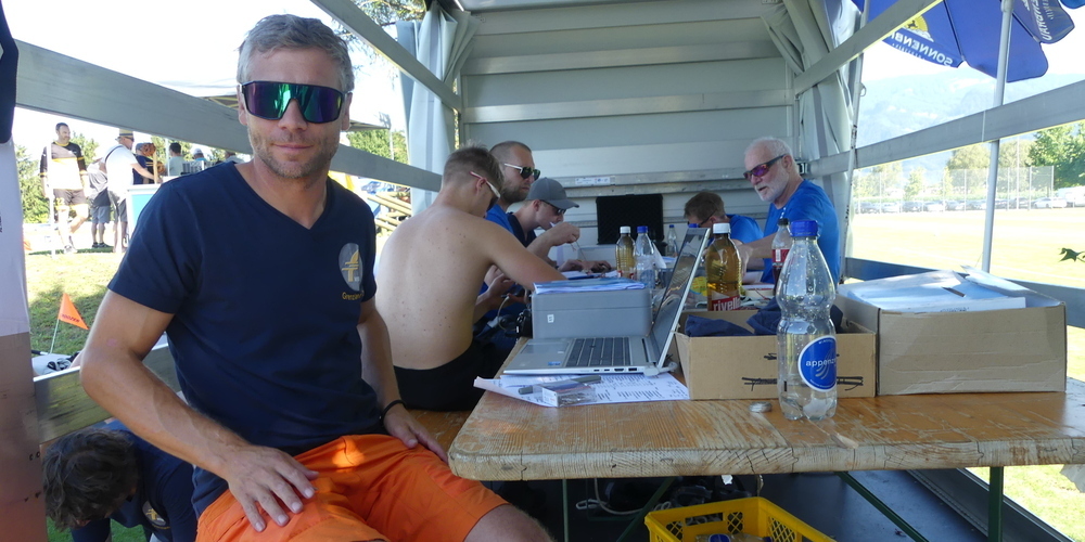 Die Jungs von der Spielleitung hatten am Samstag alle Hände voll zu tun