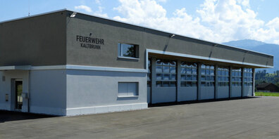 Das neue Feuerwehrdepot in Kaltbrunn.